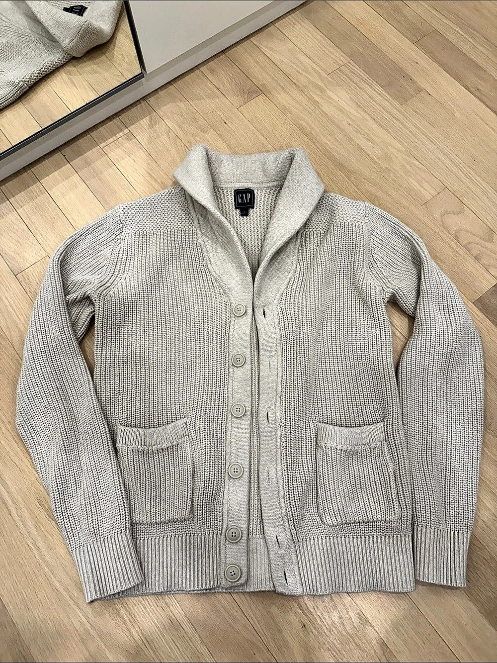 Gap Shawl Collar Cardigan in Cream Like New